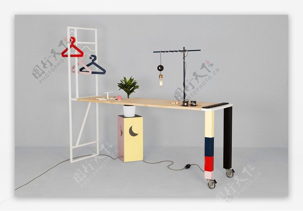 办公桌子创意产品设计JPG