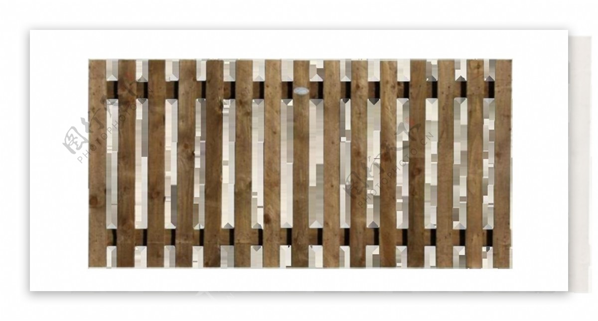 木质篱笆围栏元素