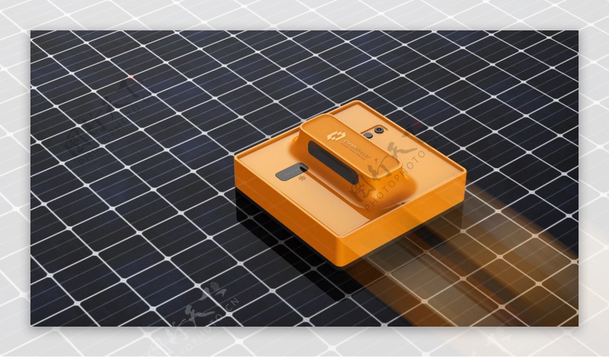 机器人设计清洁太阳能面板