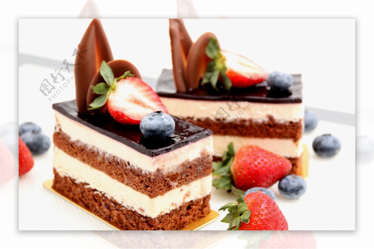 水果巧克力蛋糕图片素材-编号27198355-图行天下