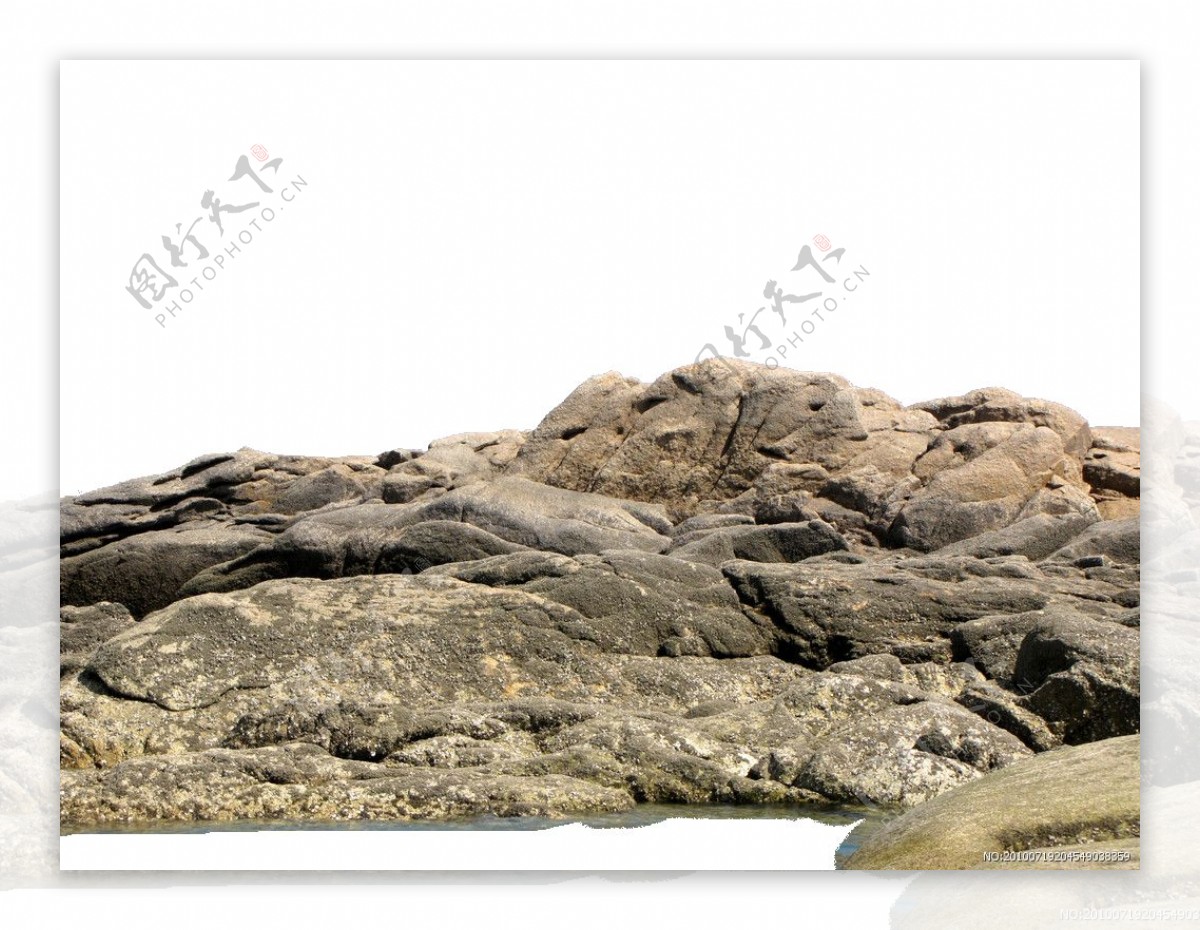 岩礁岩石风景png元素