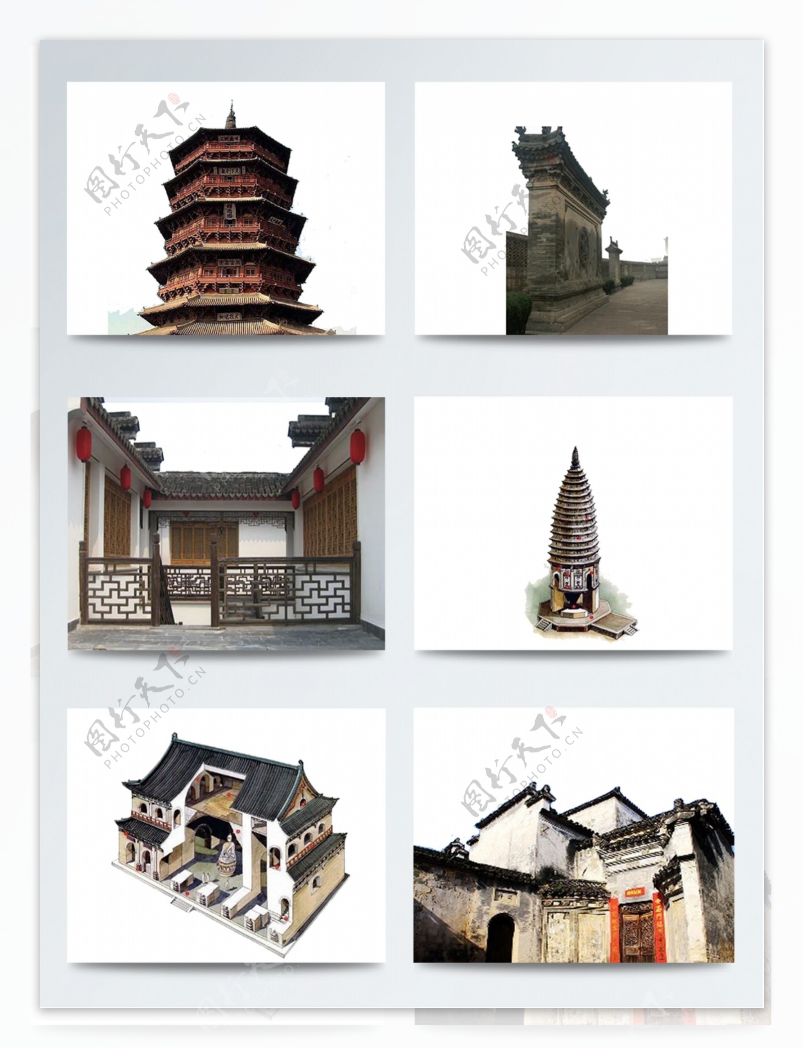 中国民居传统特色风俗建筑