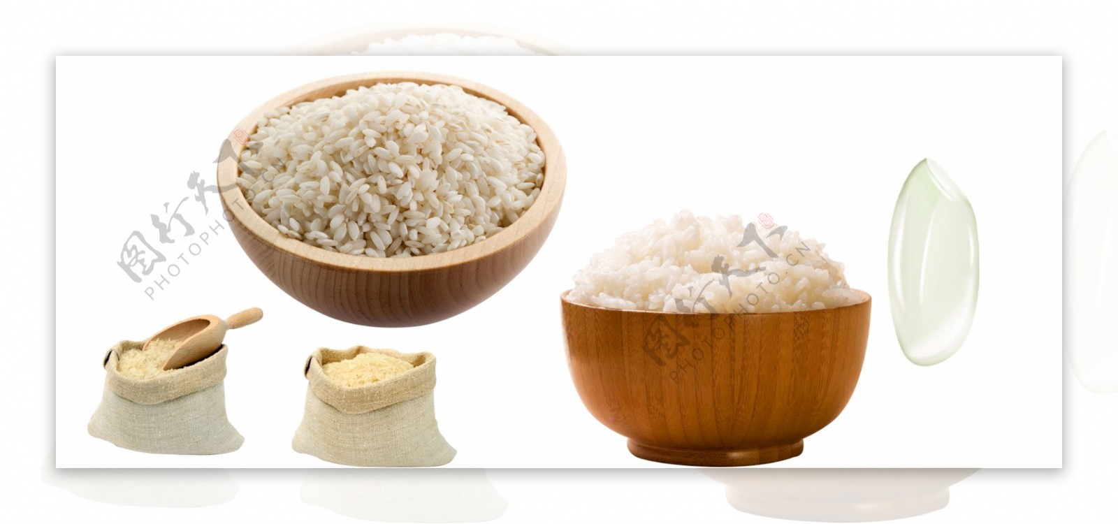 食物素材五谷杂粮大米稻谷餐饮饮食