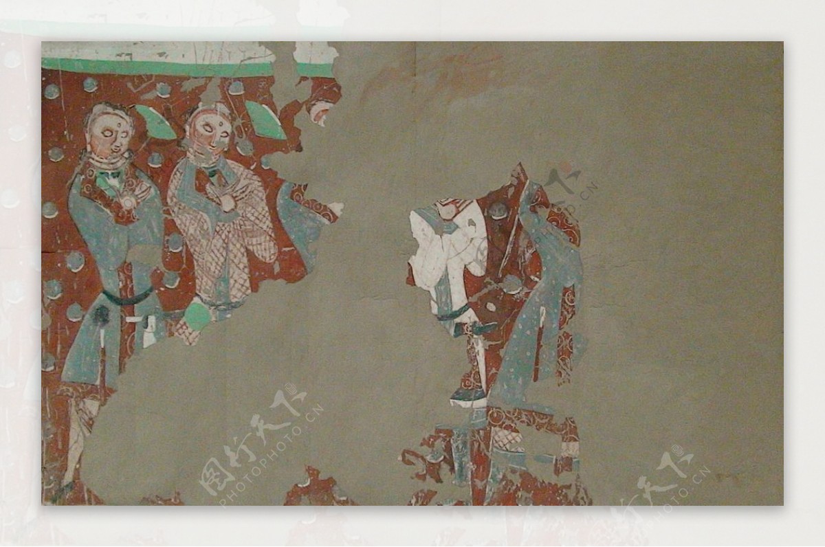 壁画国画新疆佛教