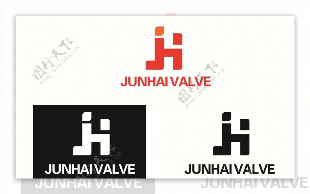 JH字体设计logo设计