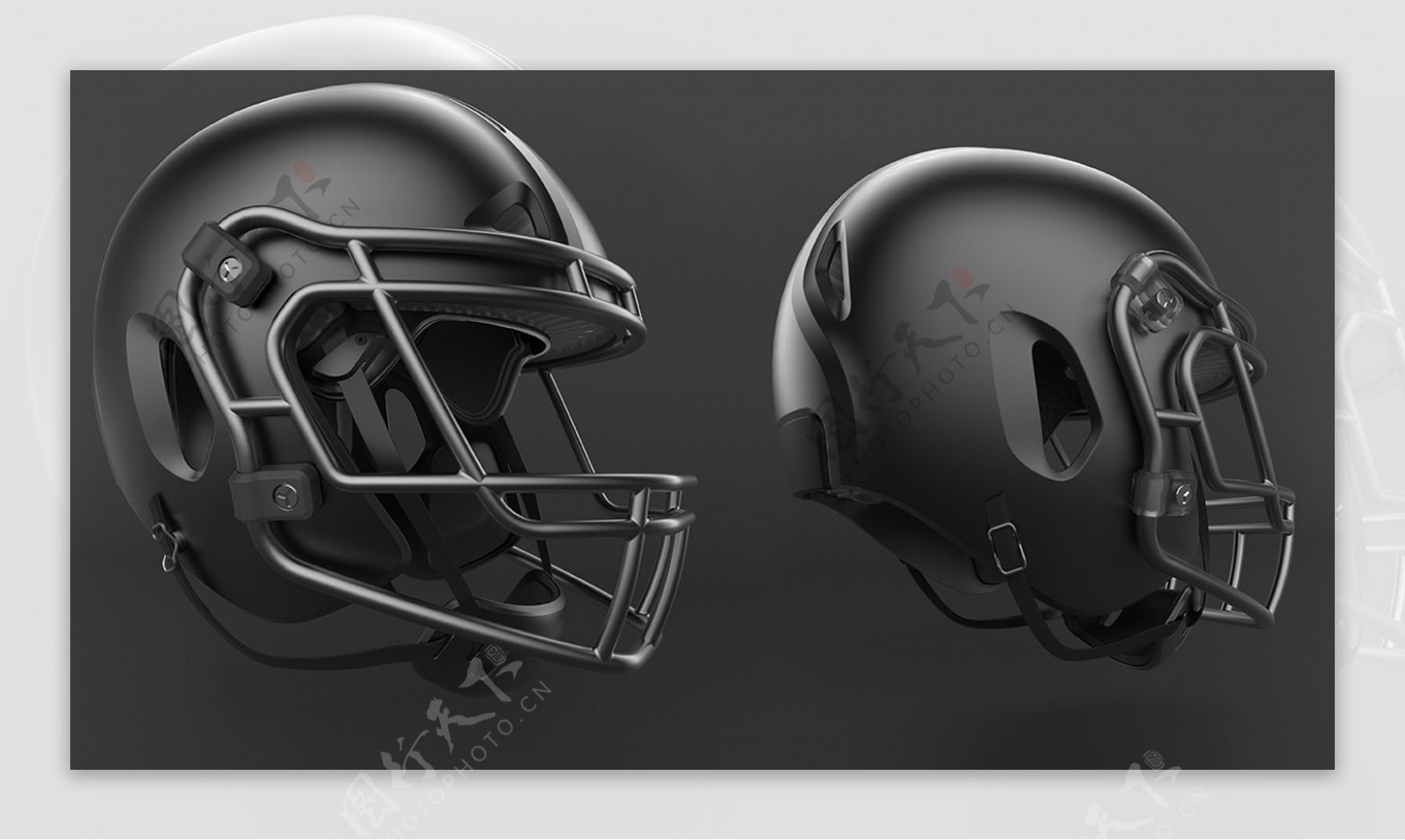 可变形的创意橄榄球头盔jpg素材