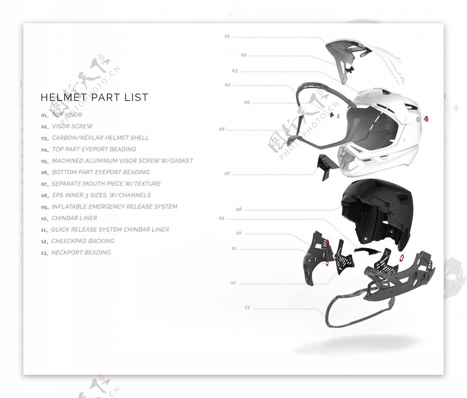 创意炫酷个性的赛车头盔jpg素材