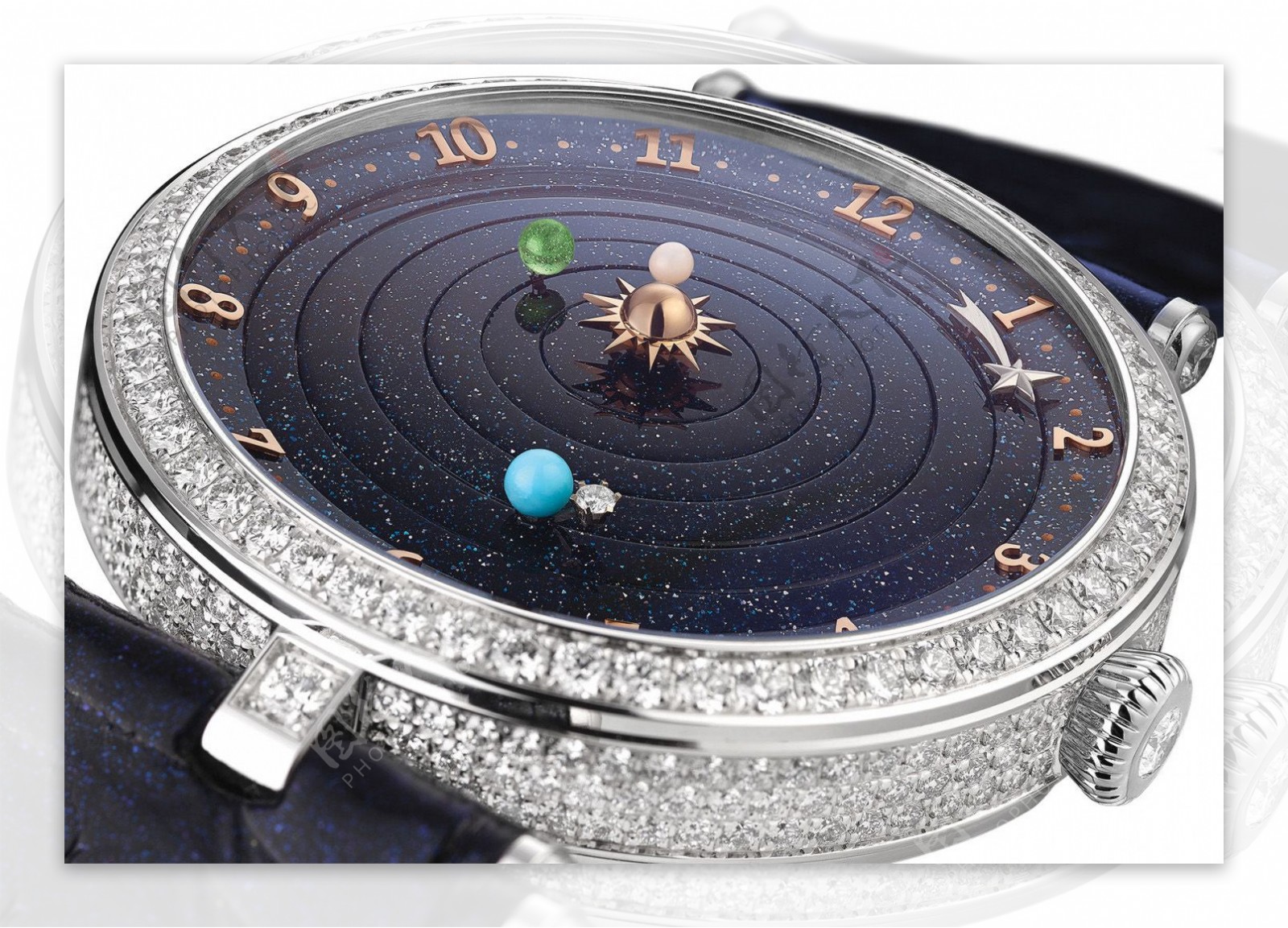模拟星空宇宙的手表jpg素材