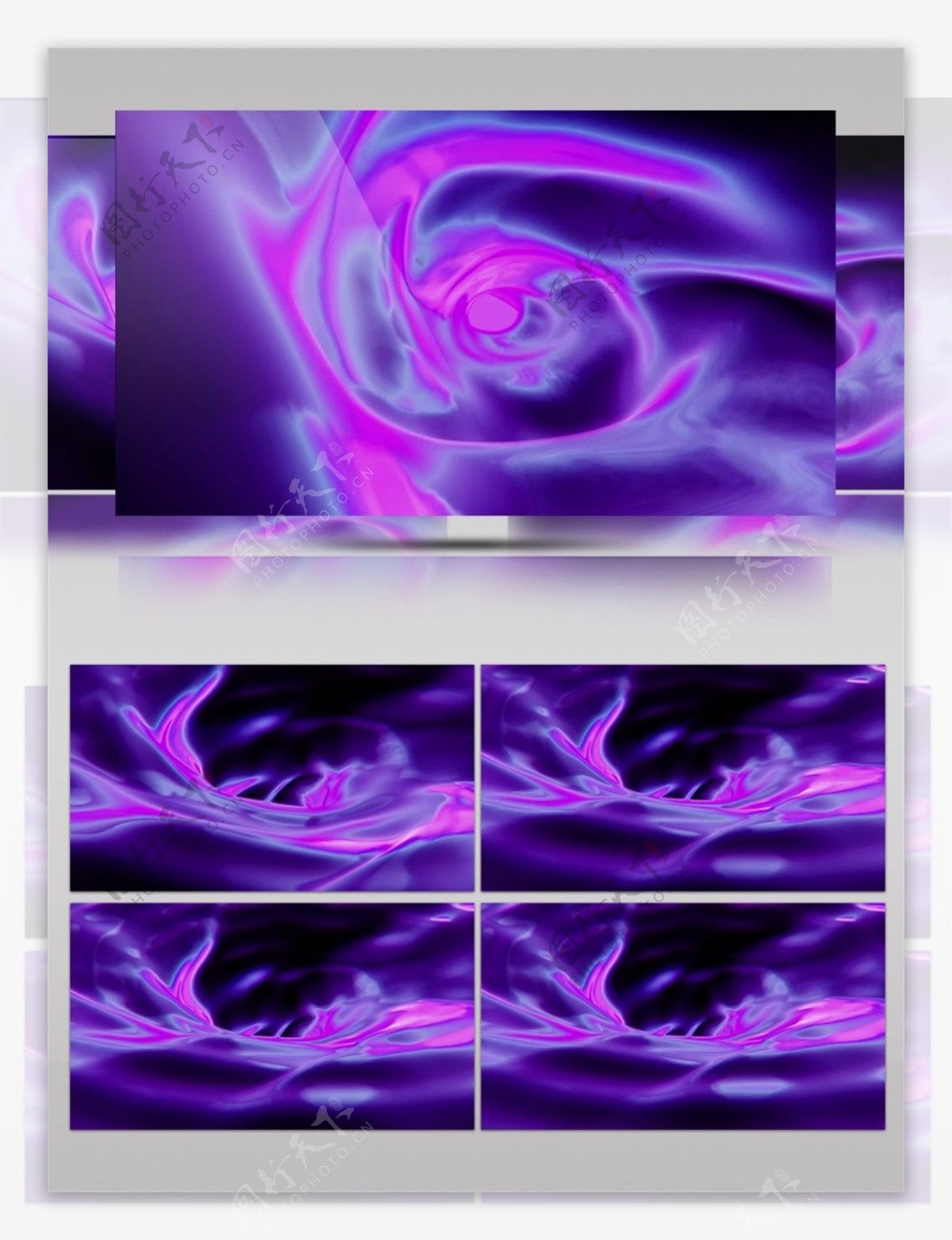 紫色荡漾波纹动态视频素材