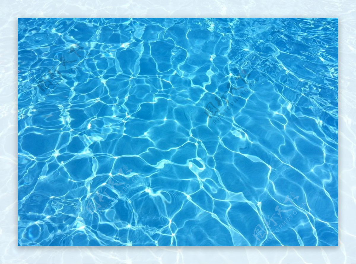 水池低游泳池水蓝色