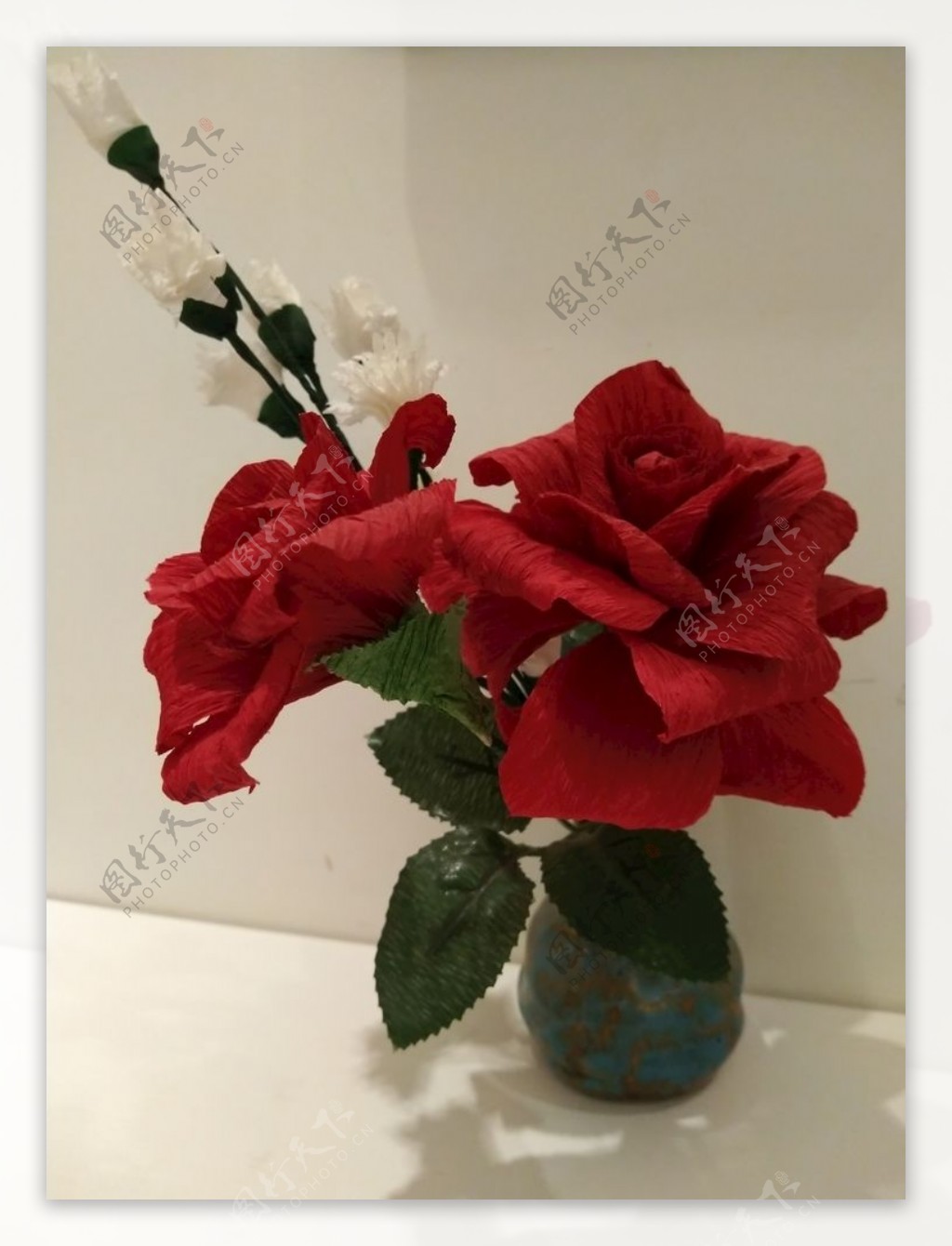 手工折纸鲜花玫瑰