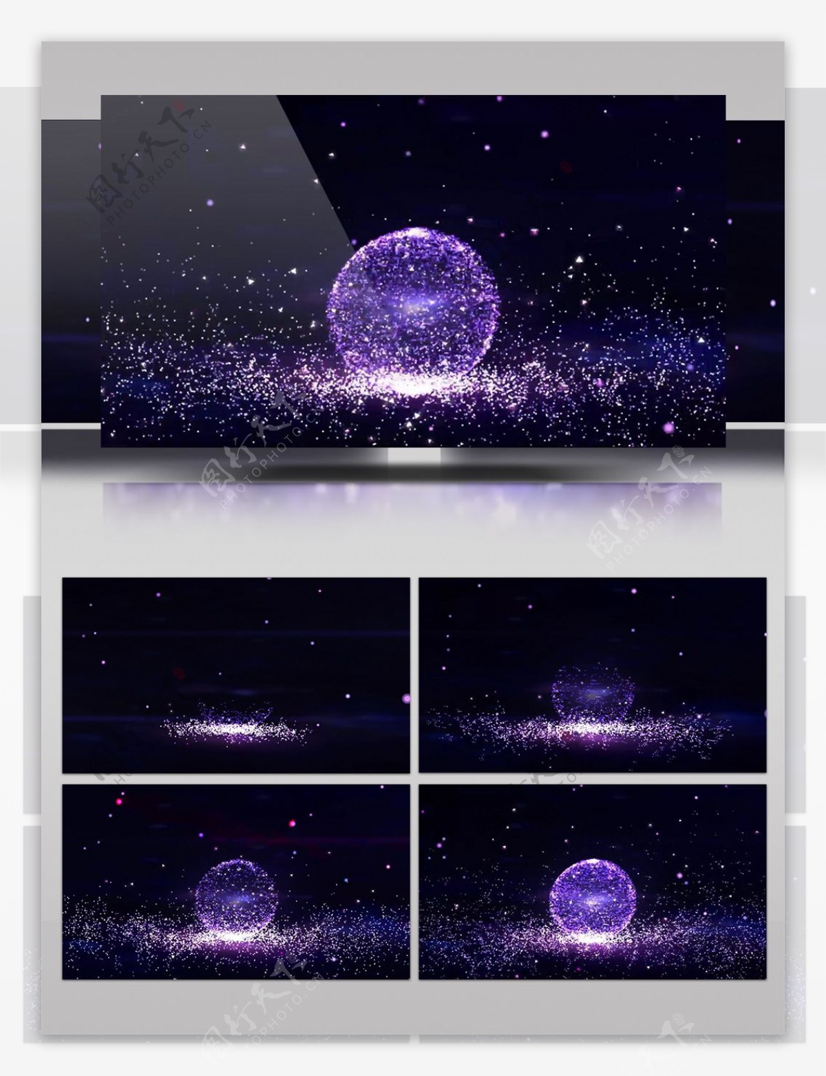 抽象的粒子视频素材光效宣传展示