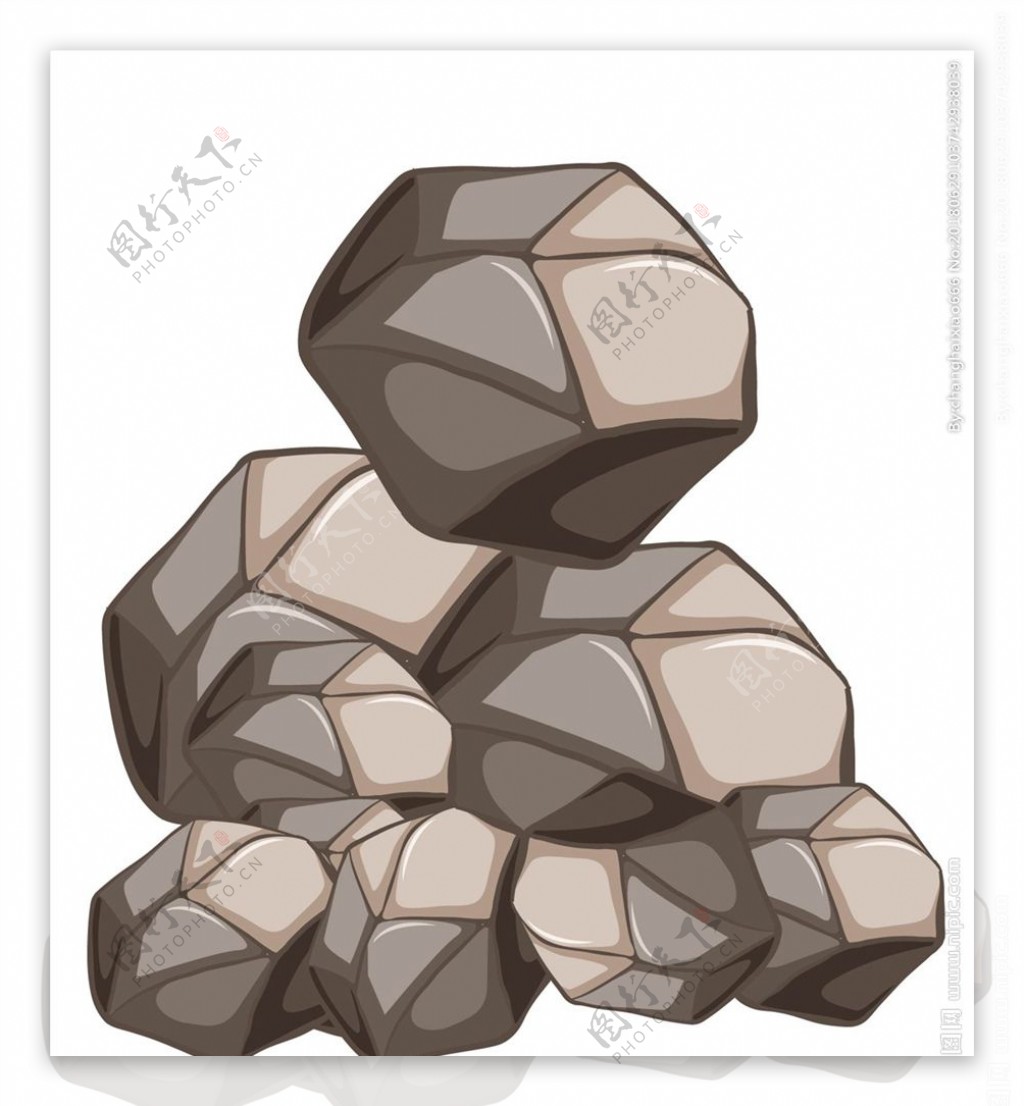 卡通岩石