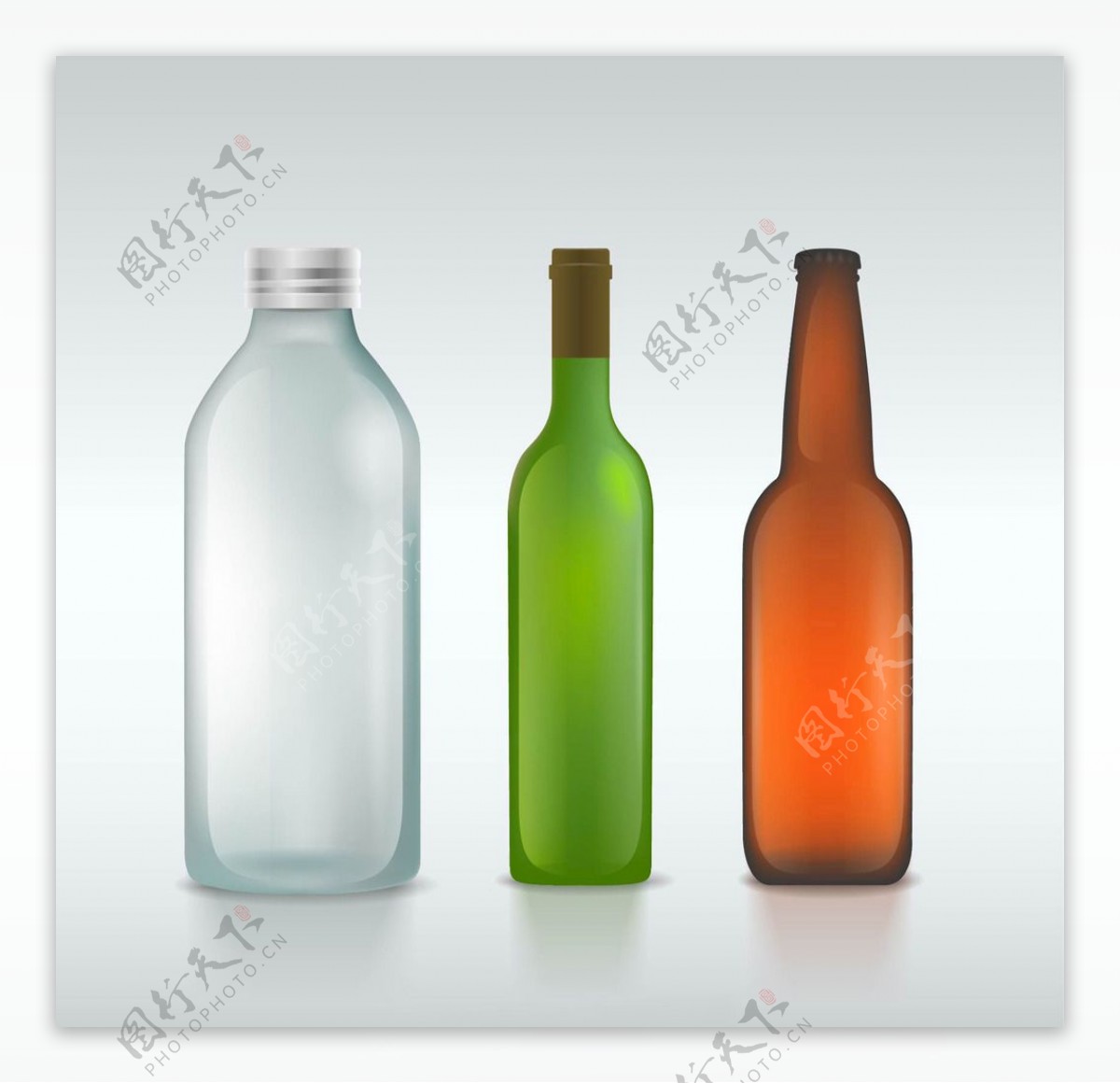 玻璃瓶插图