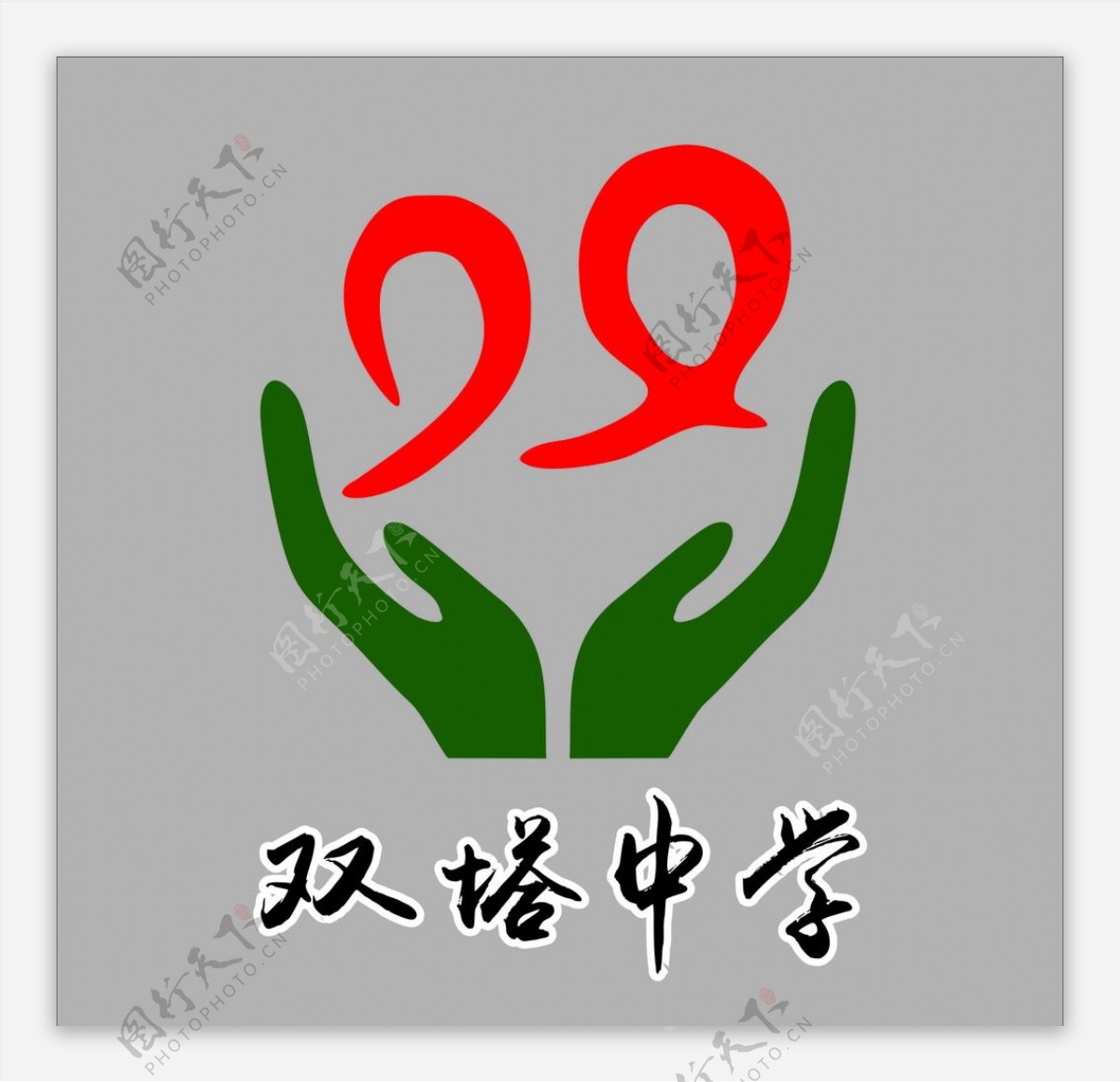 重庆市大足区双塔中学logo