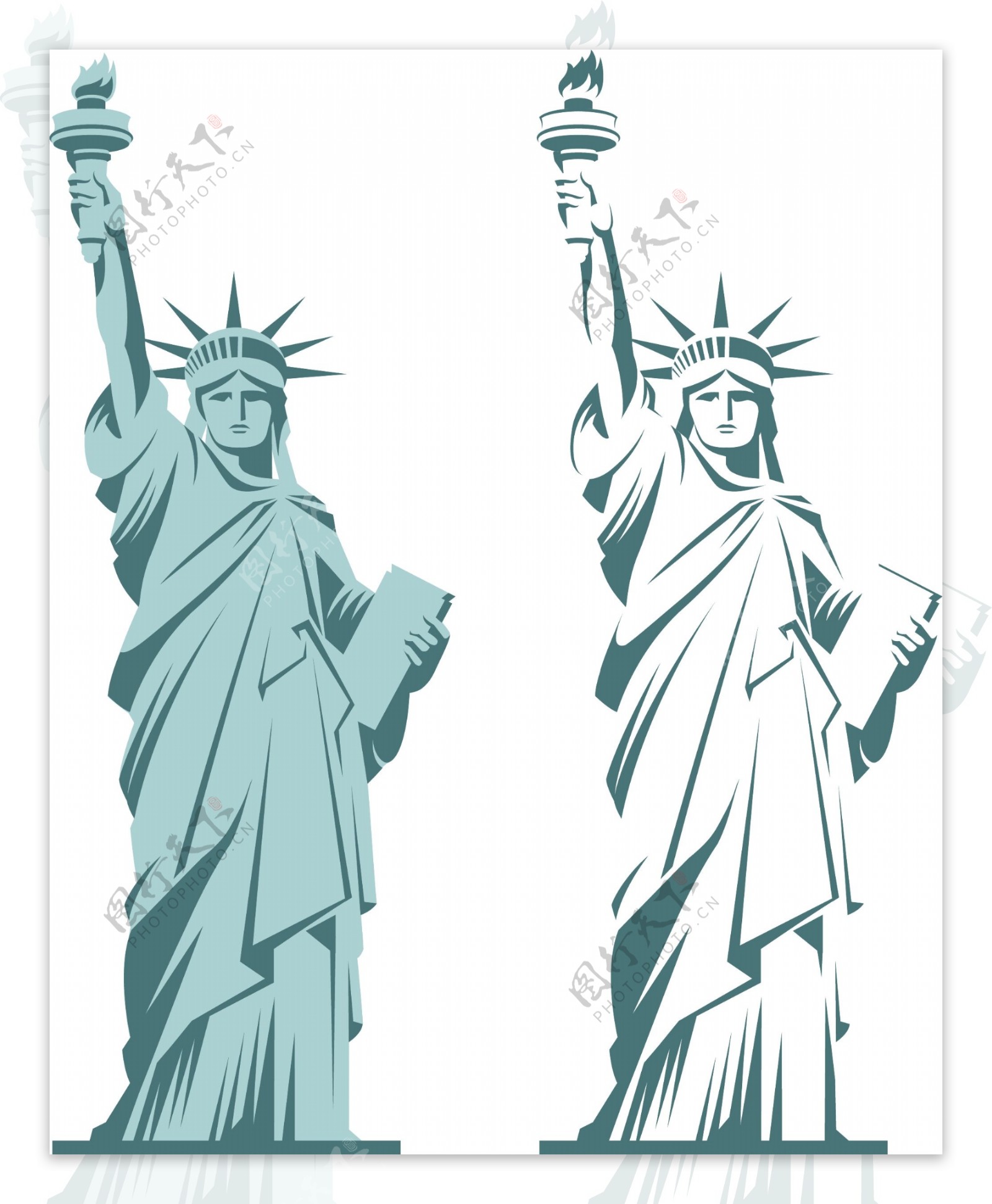 自由女神像美国设计元素