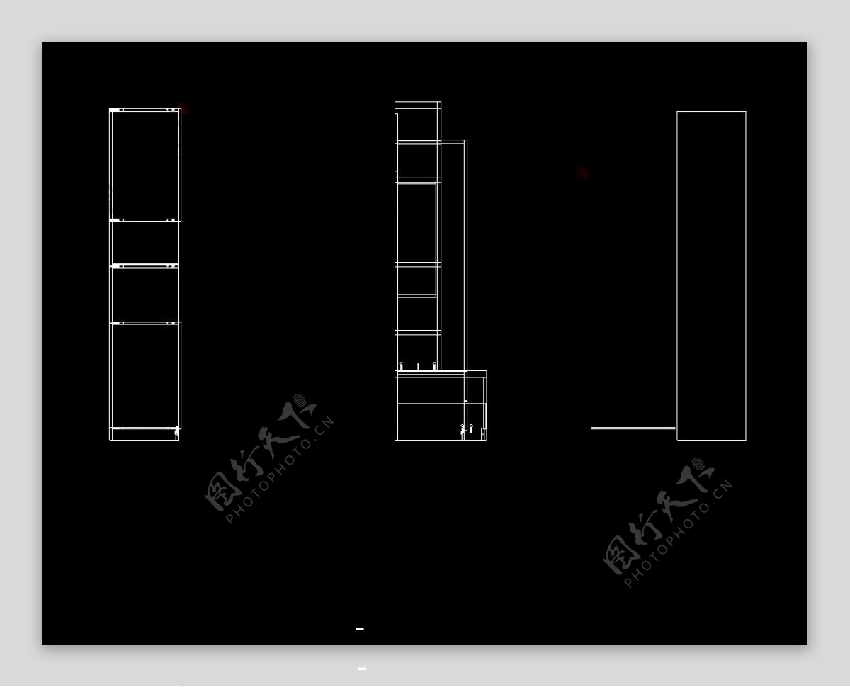 家具设计施工图家装CAD图纸