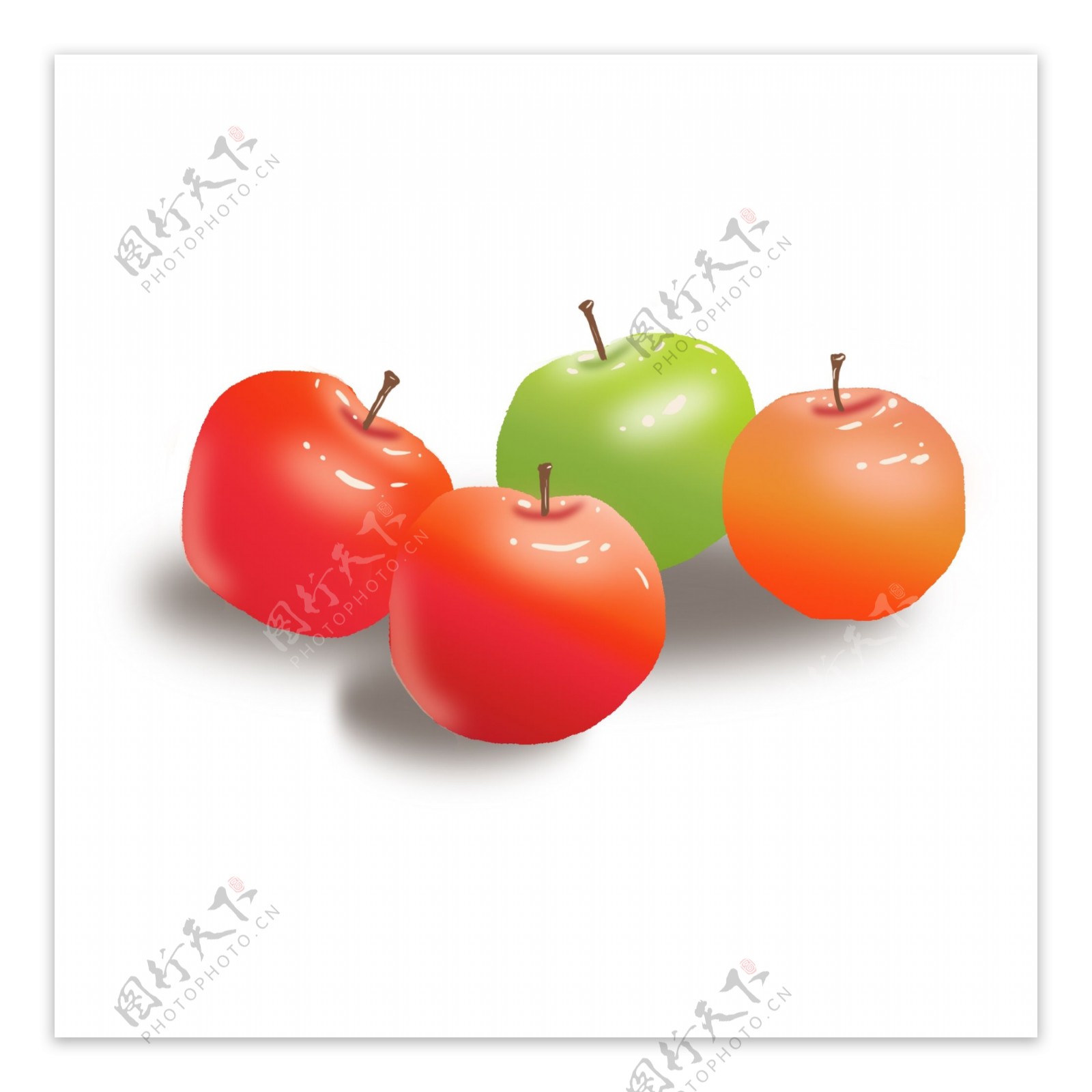 苹果红色苹果圣诞苹果节日水果蔬果