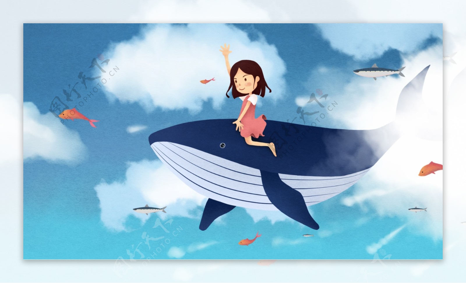鲸鱼和女孩