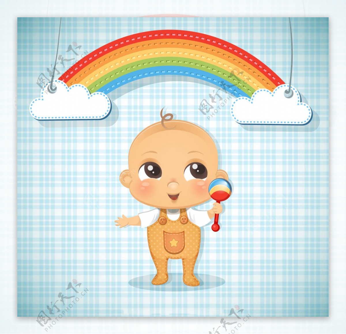 婴儿沐浴插图