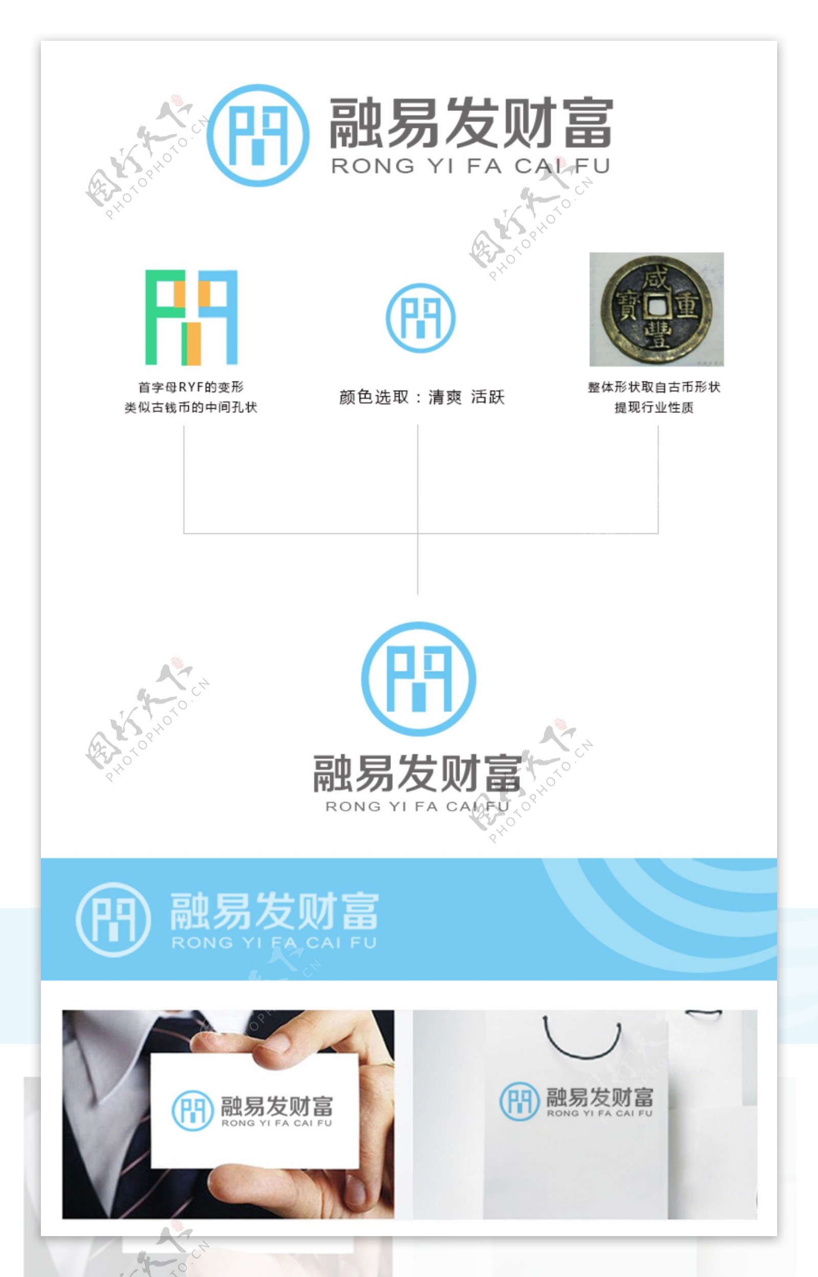 投资理财金融logo设计