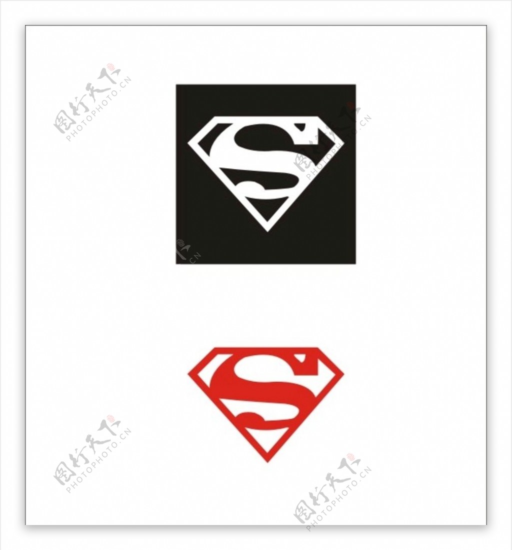 超人矢量logo