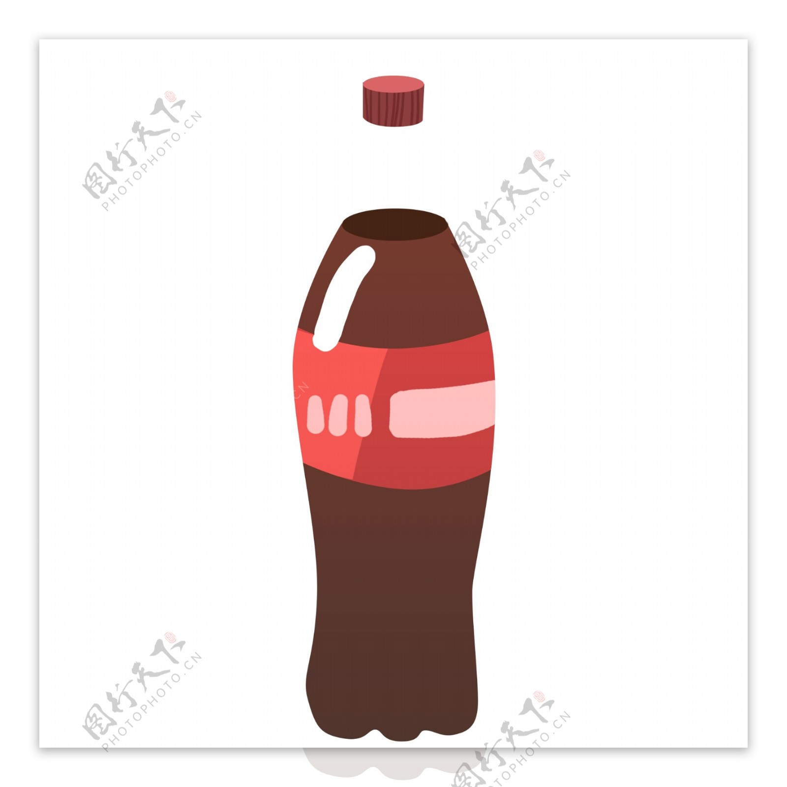 手绘可乐饮料元素设计