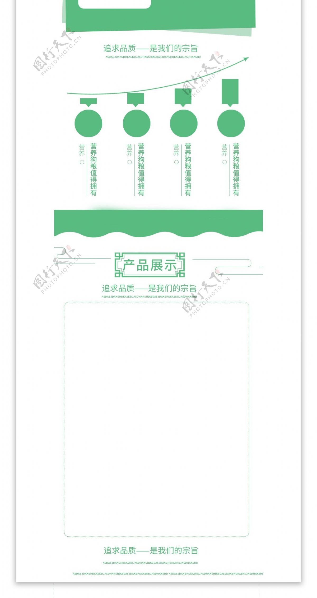 狗粮新颖宠物用品时尚详情页模板