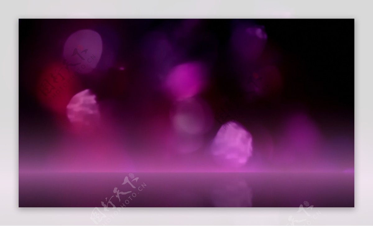 浪漫紫色光斑粒子光晕视频装饰