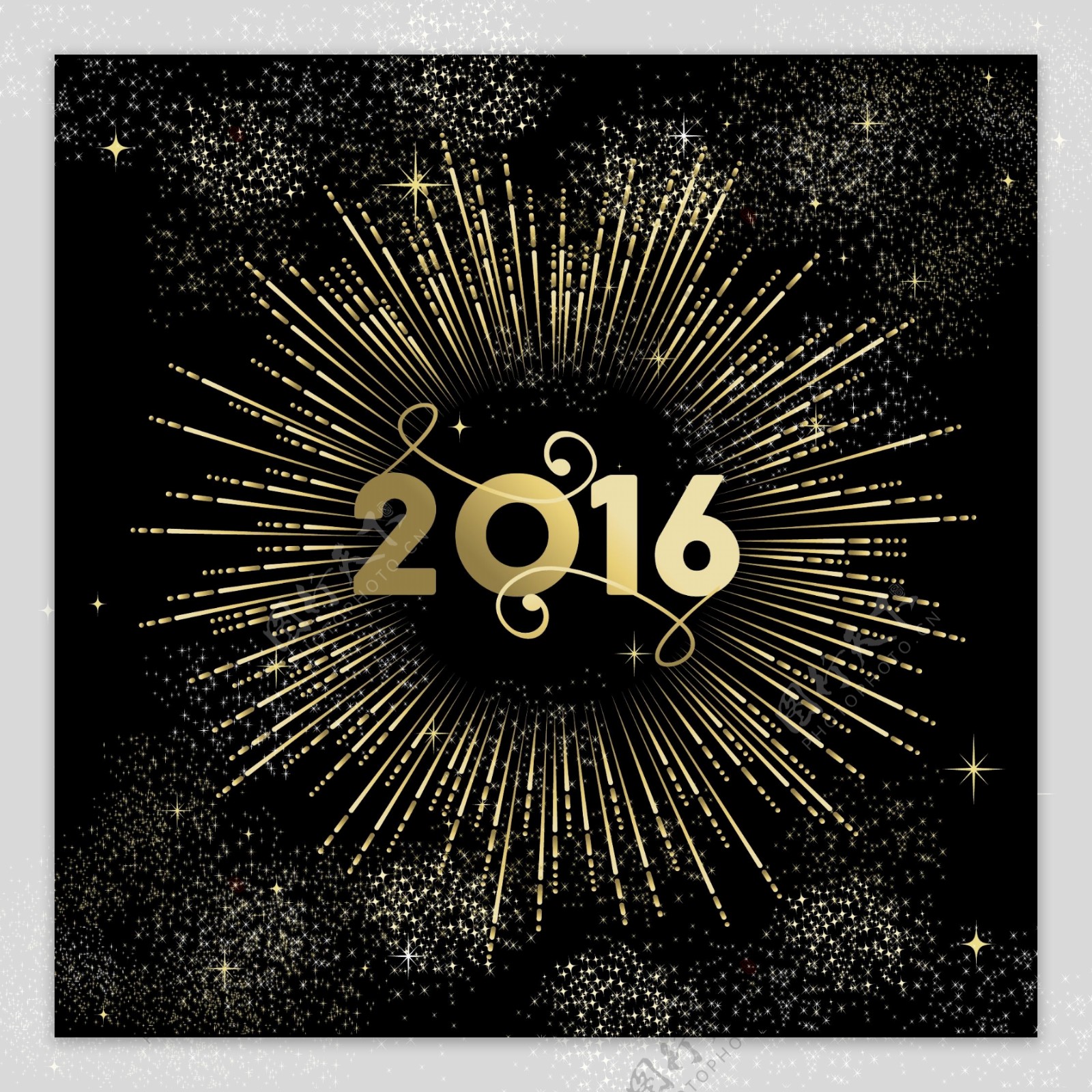 2016年农历新年传统图案矢量