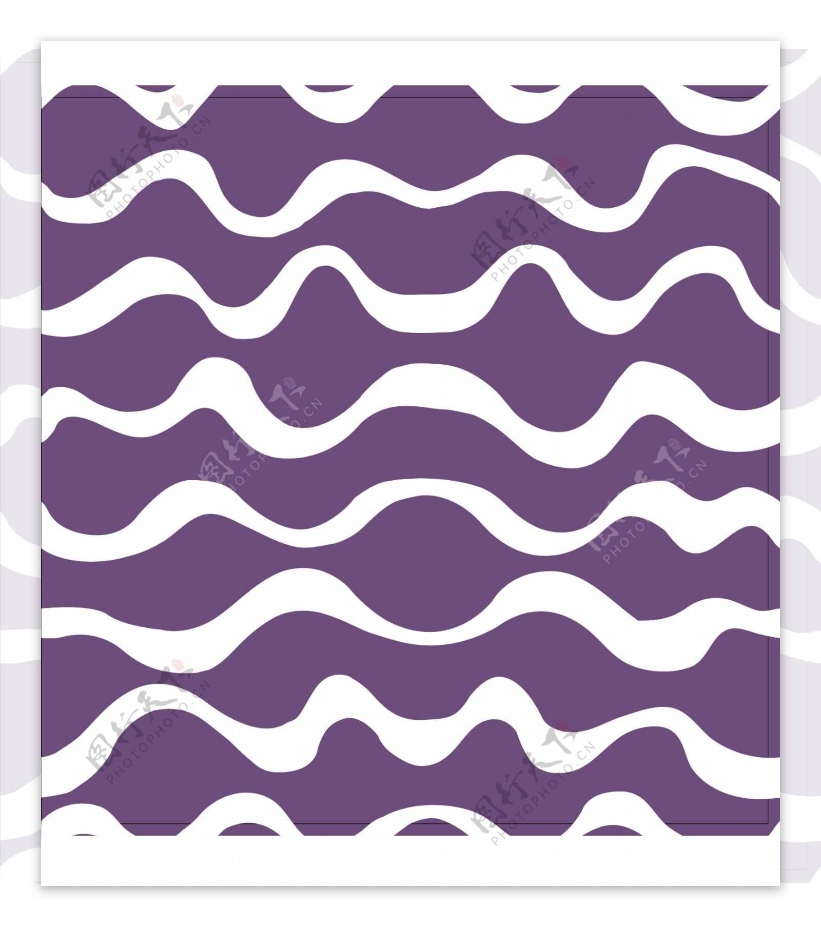 紫色波浪纹理背景图