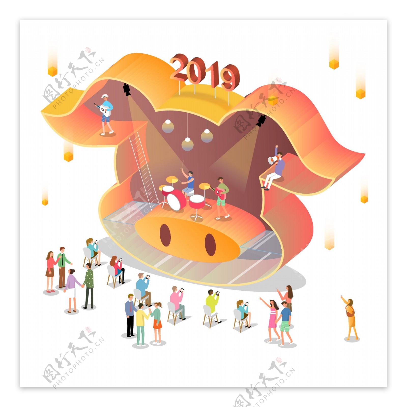 2019猪年音乐狂欢party同学聚会