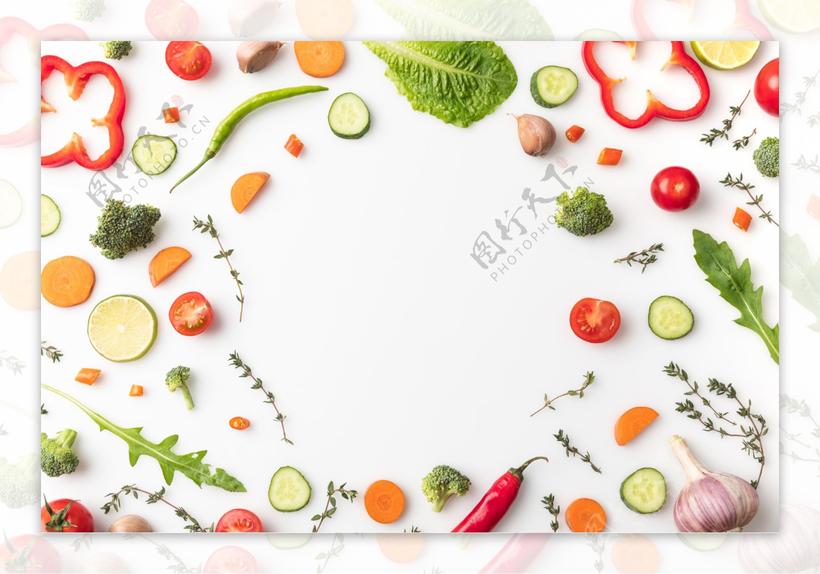 西餐餐饮美食食物蔬菜海报背景