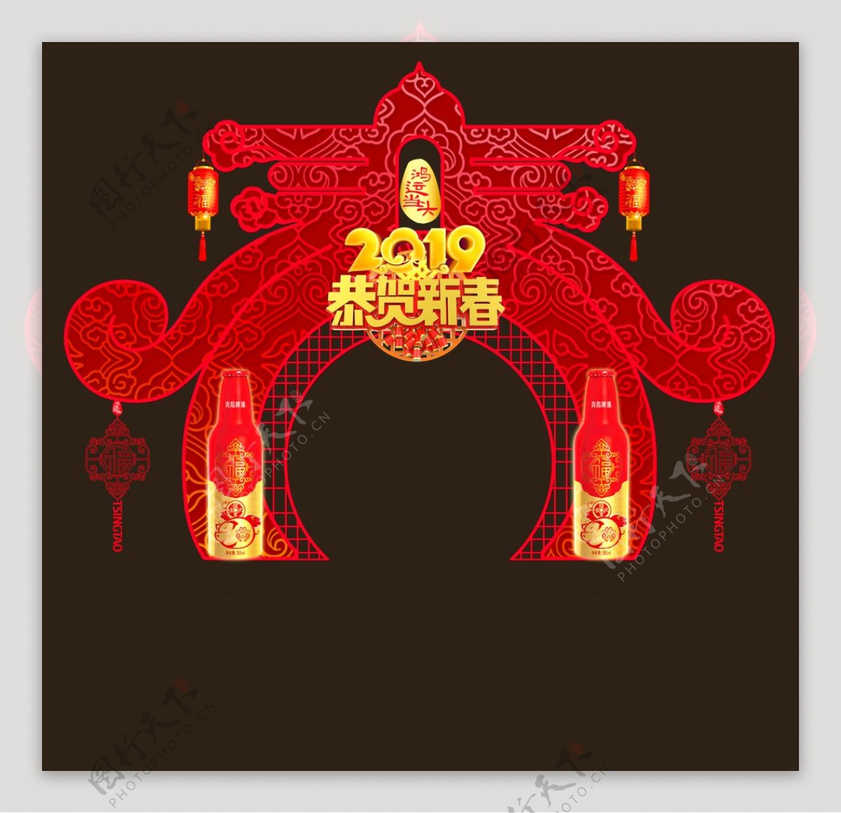 春节门头装饰