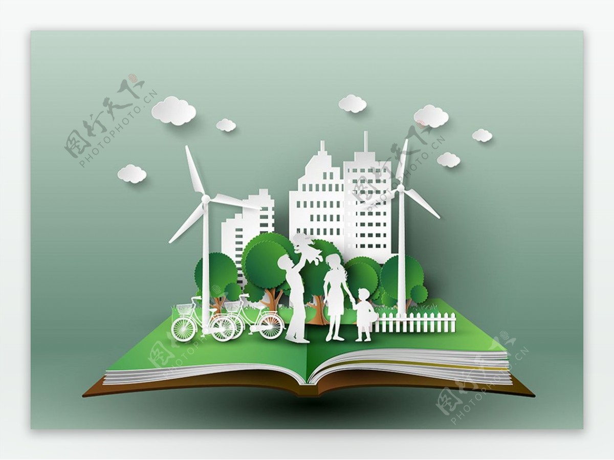 PPT环保手册画册绿色环境