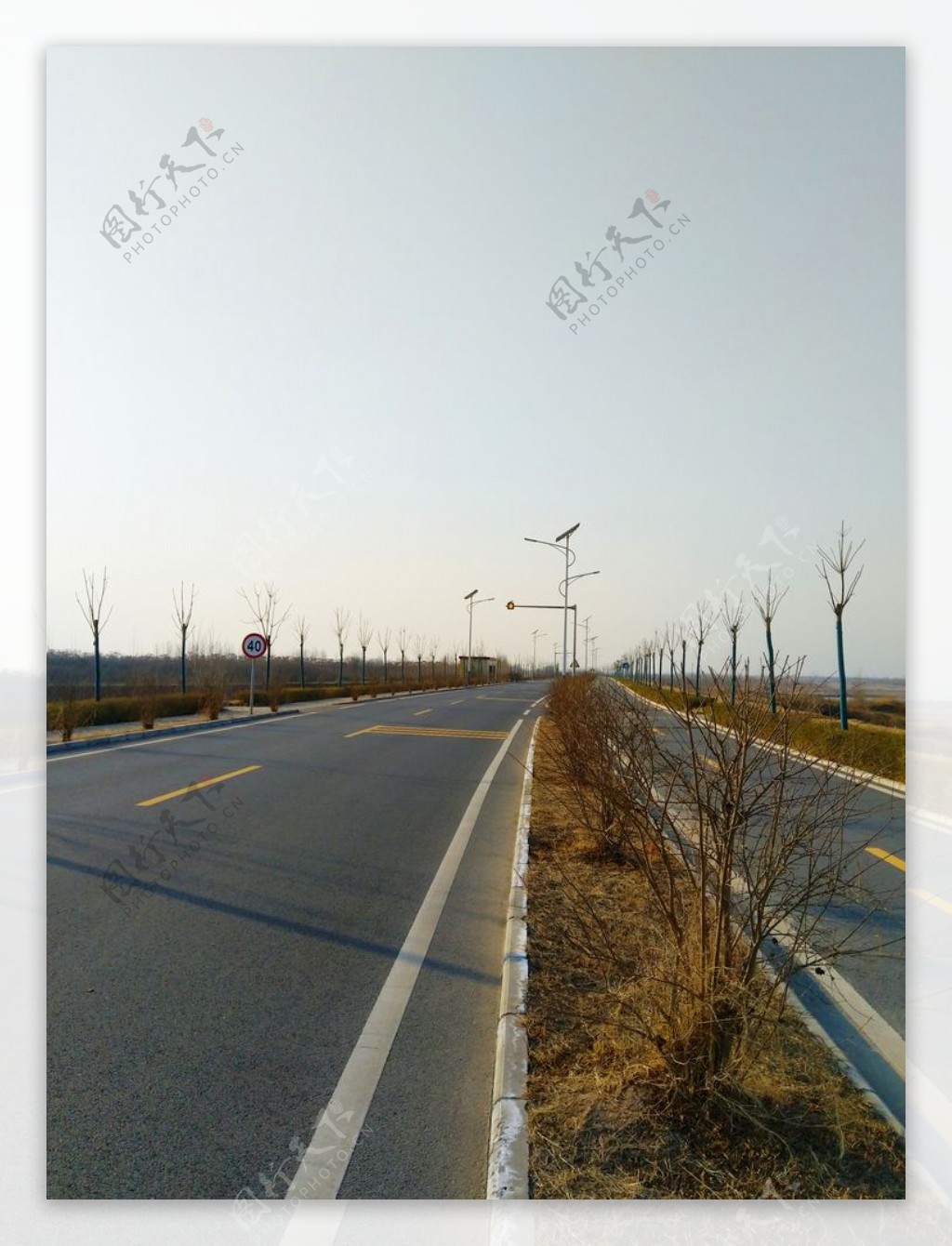 美丽的道路风景