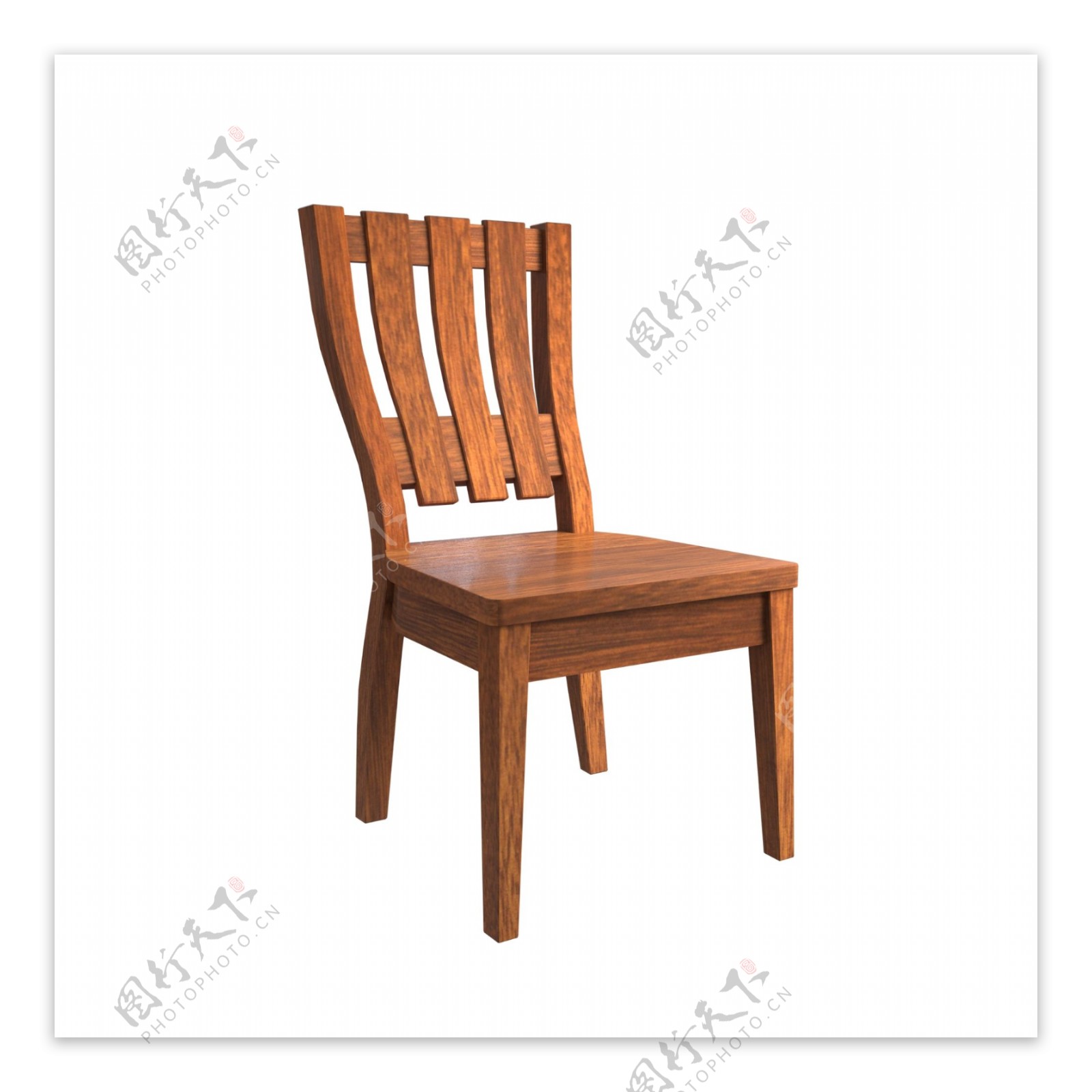 实木餐椅写实家具