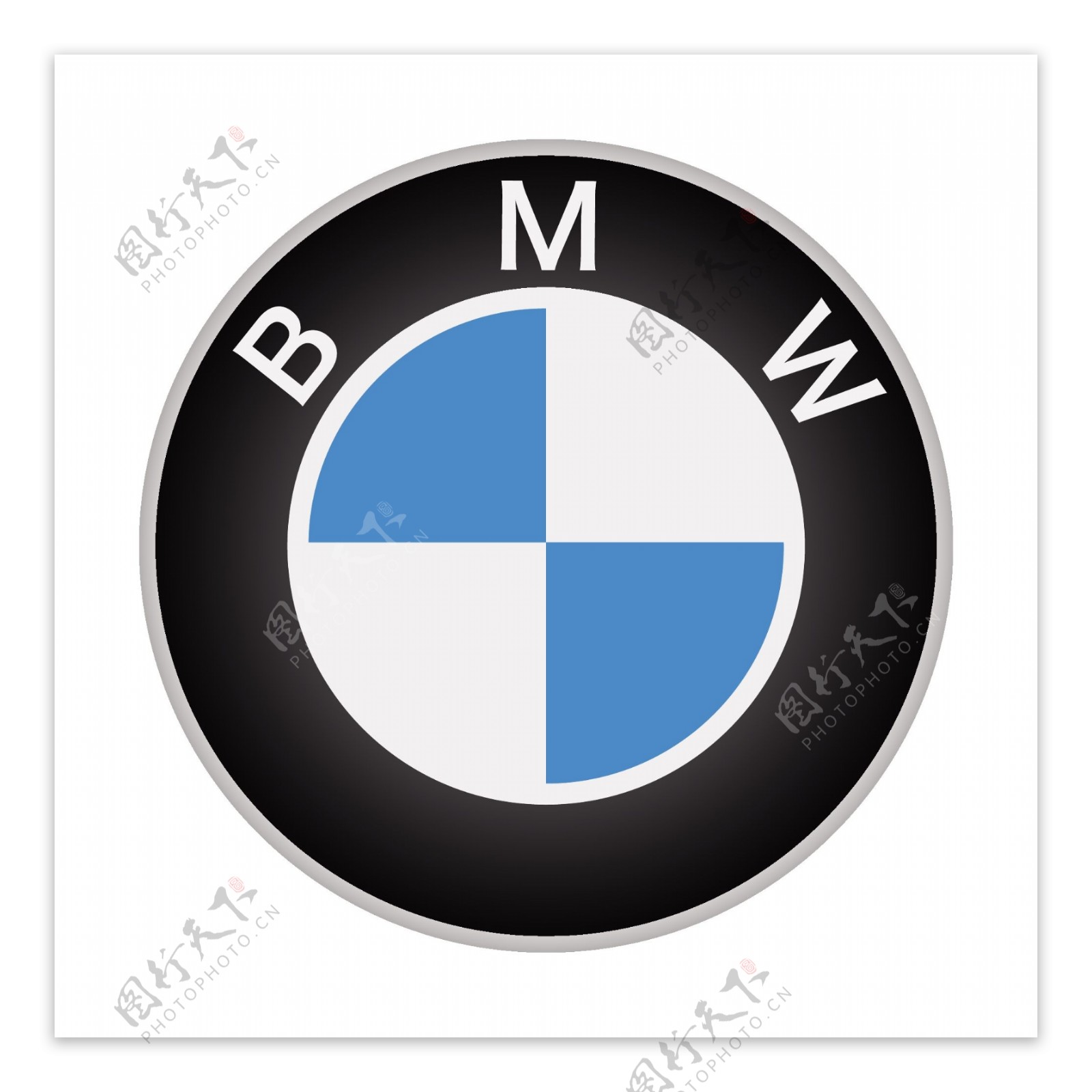 圆形BMW宝马logo图标