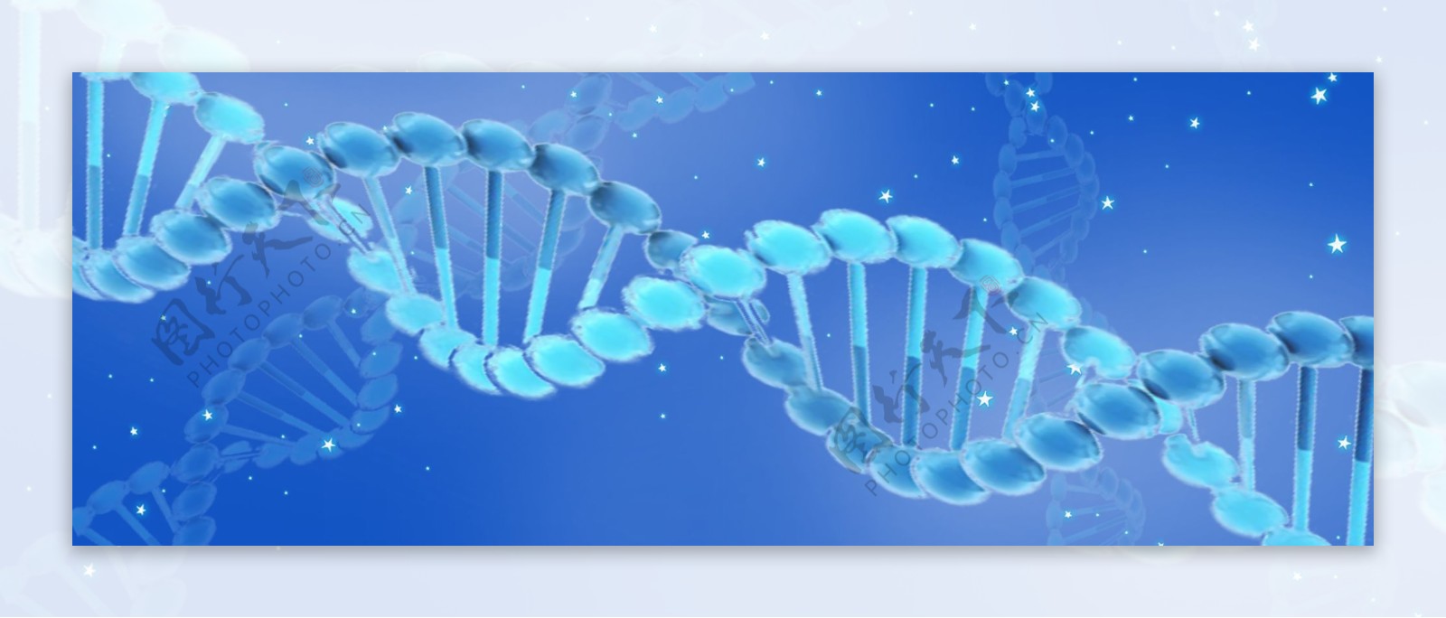 DNA链条科学生命背景图