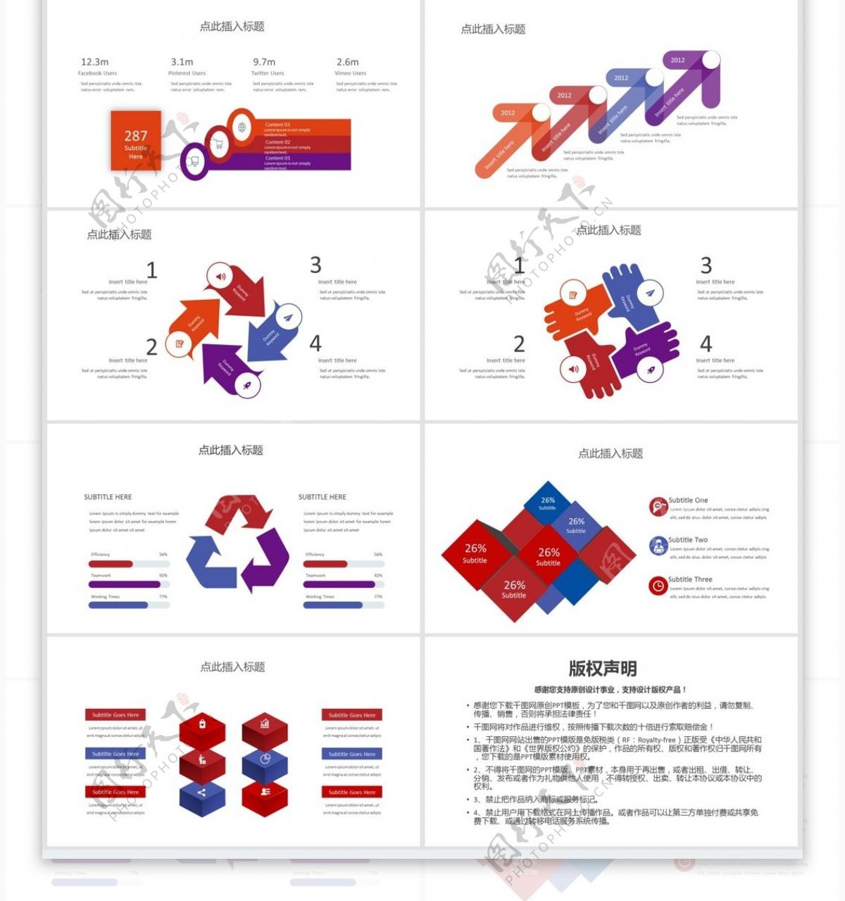 思维导图多边形数据图表