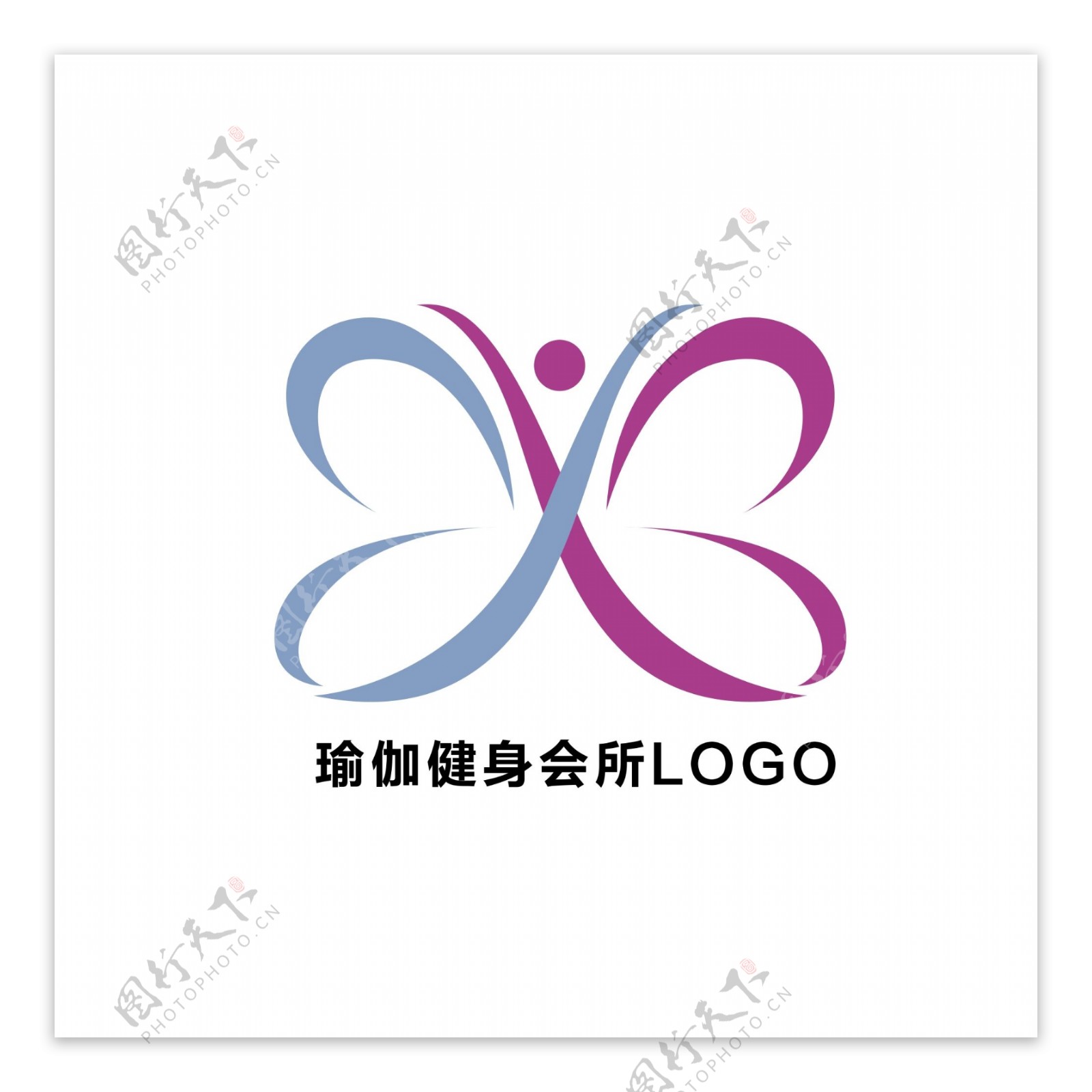 瑜伽会所LOGO标志