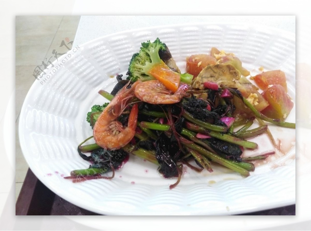 家常菜称菜龙虾紫薯叶番