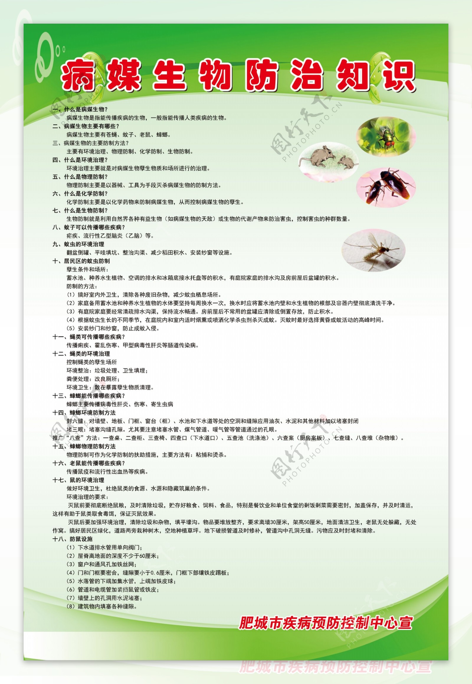 病媒生物防治知识