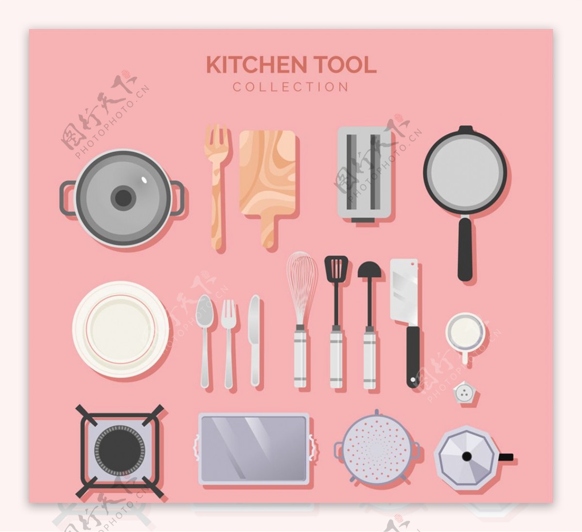 19款创意厨房用品俯视图