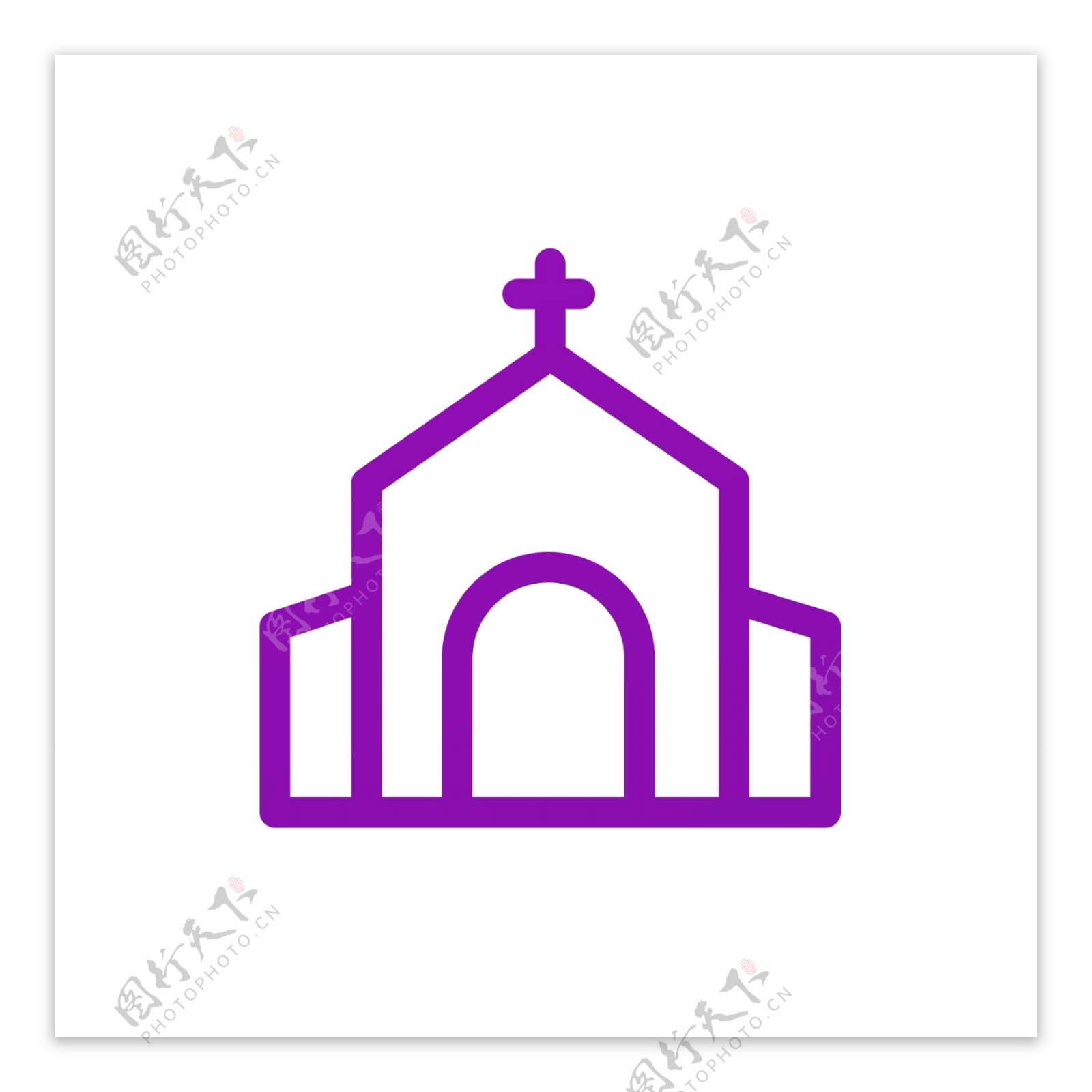 扁平化教堂