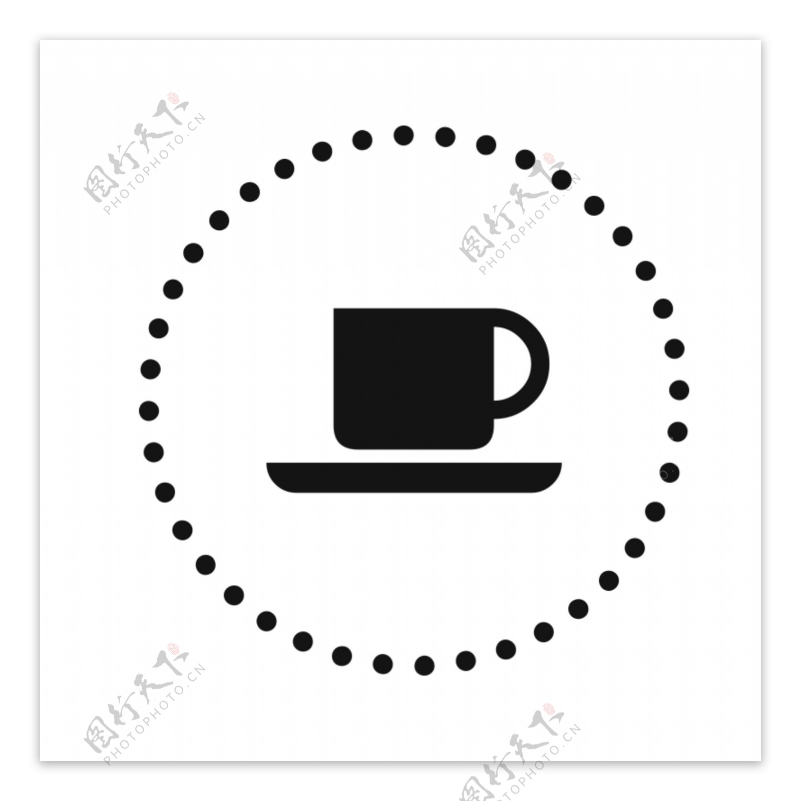 休闲咖啡图标