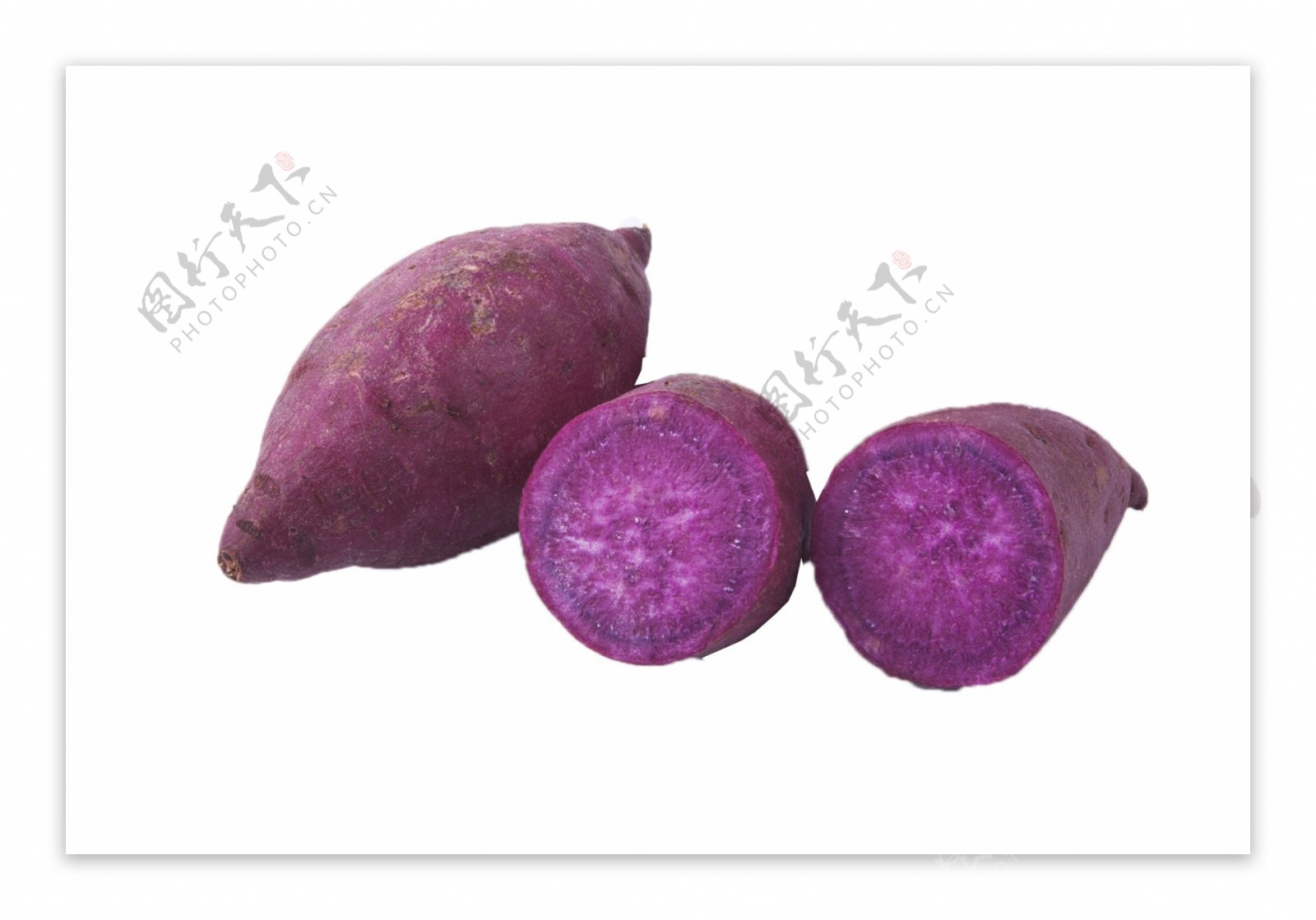 新鲜绿色安全紫薯