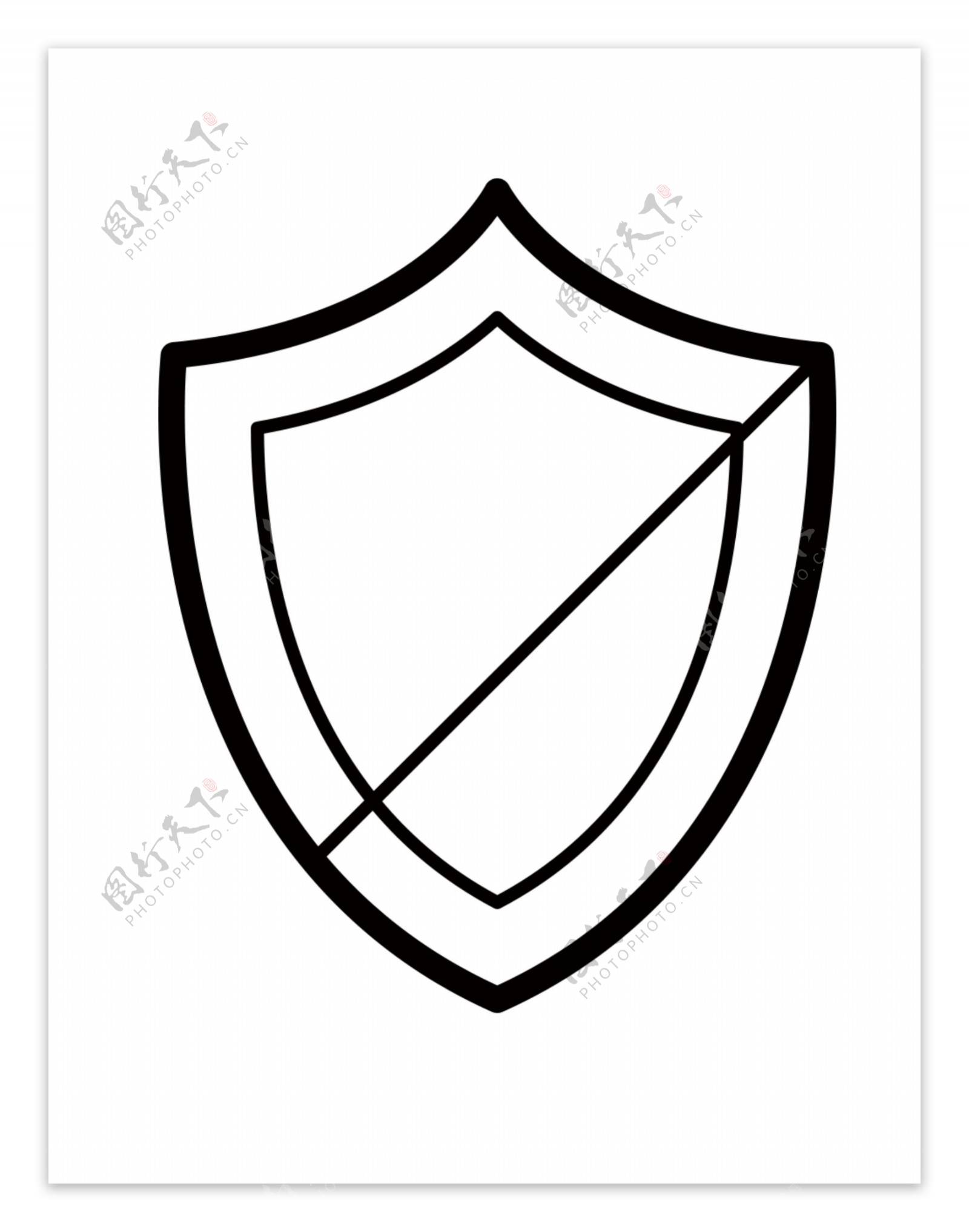 保护安全防护盾图标