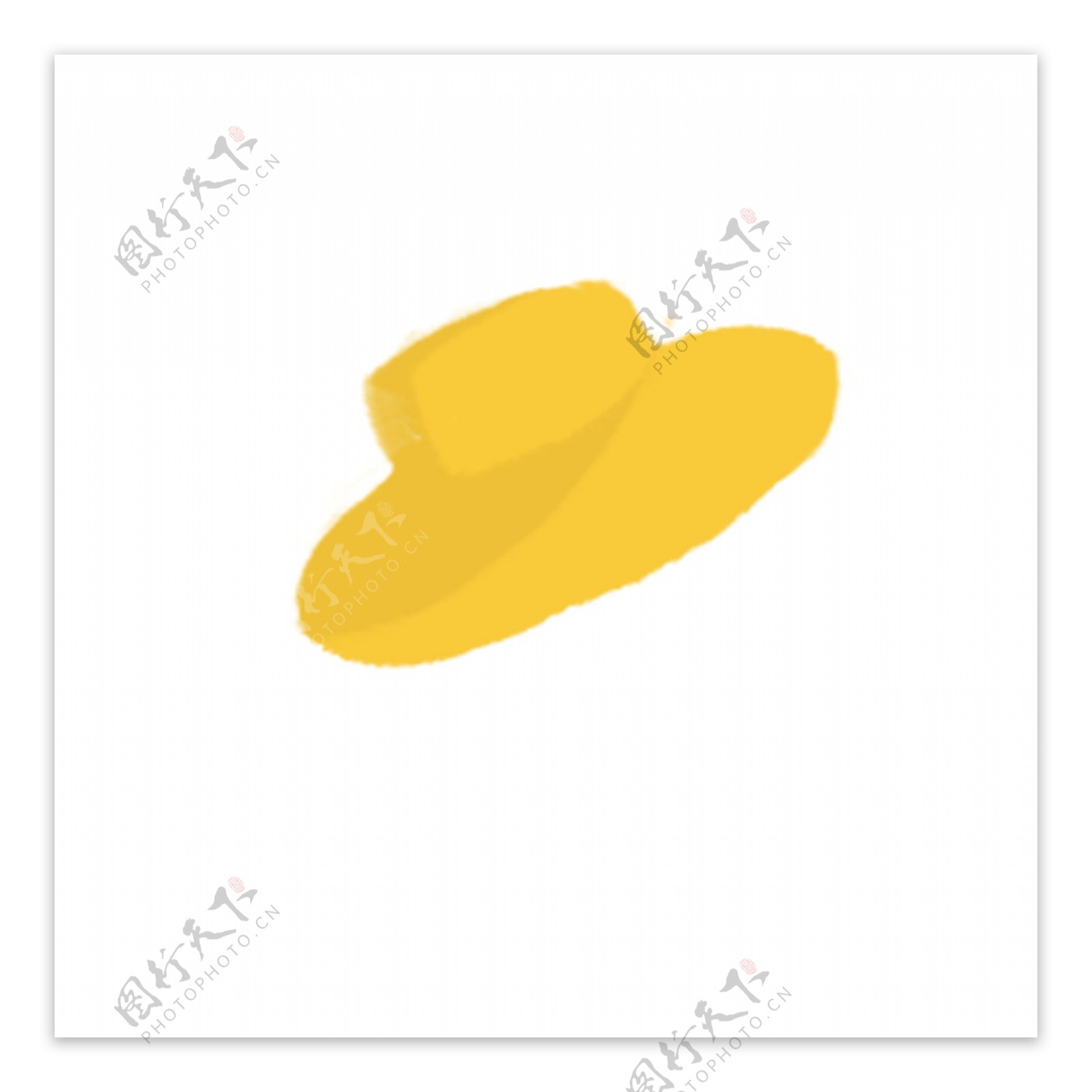 卡通黄色遮阳帽下载