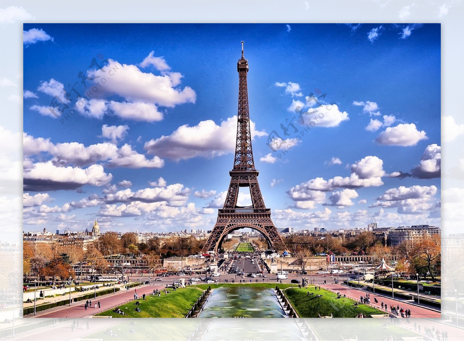 城市巴黎铁塔